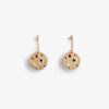 Clearance River Rainbow Disc Earrings Gold