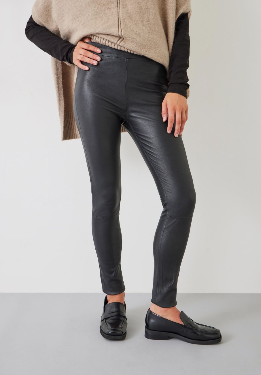 Clearance Leather Leggings Black