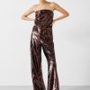 New Florence Sequin Jumpsuit Brown