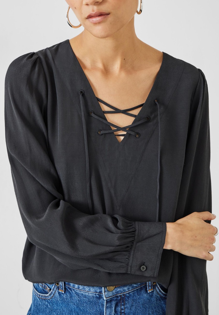 Wholesale Lara Tie Top Black