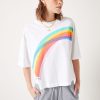 Wholesale Rainbow L'Artiste Graphic T-Shirt White