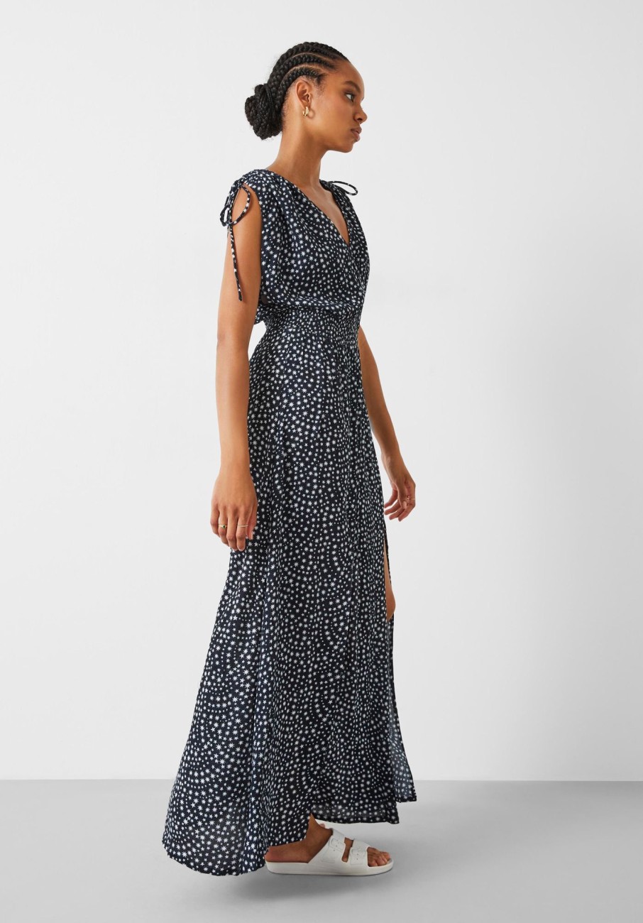 New Assinie Maxi Dress Multi Star - Navy/White