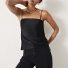 Wholesale Kaia Strapless Satin Top Black