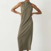 Online Sabine Midi Dress Olive