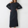 Hot Neena Cut Out Midi Dress Anthracite