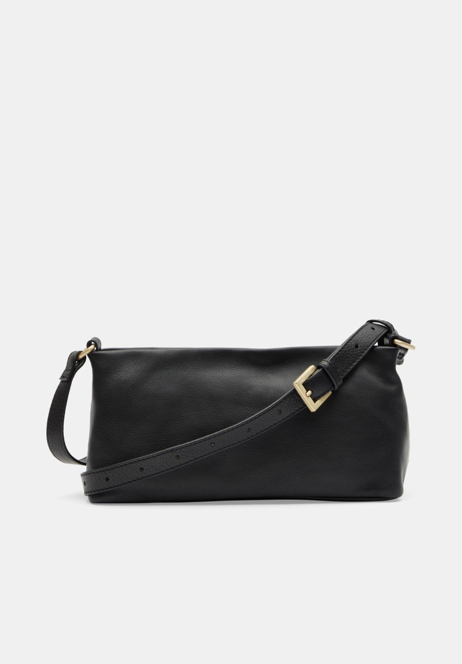 Wholesale Bella Leather Shoulder Bag Black