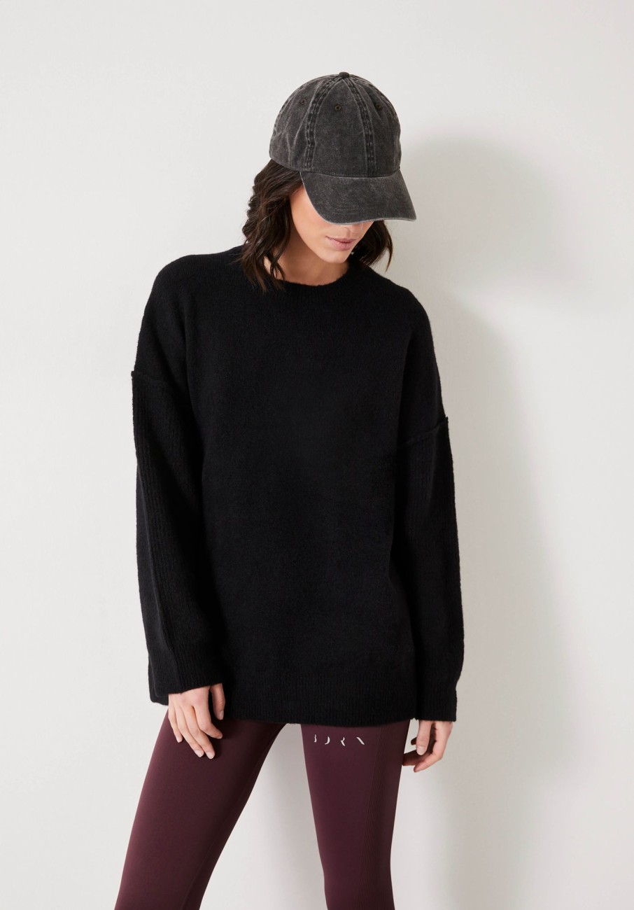 Best Maren Crew Neck Wool Blend Jumper Black