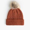 Online Ellie Pom Pom Beanie Rust