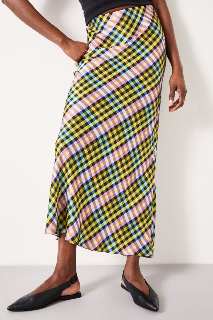 Online Simone Slinky Skirt Gingham