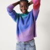 Online Erica Ombre Knitted Jumper Blue / Multi