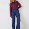 New Carine Wool Trousers Mid Blue