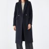 New Poppy Wool Coat Dark Midnight