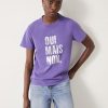 Wholesale Oui Mais Non T-Shirt Purple