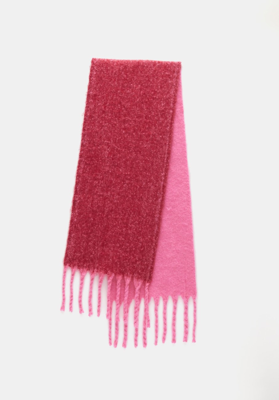 Online Asher Two-Tone Scarf Red/Pink