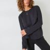 Wholesale Brooke Drape Top Midnight Navy