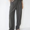 Hot Carine Wool Trousers Dark Slate Grey