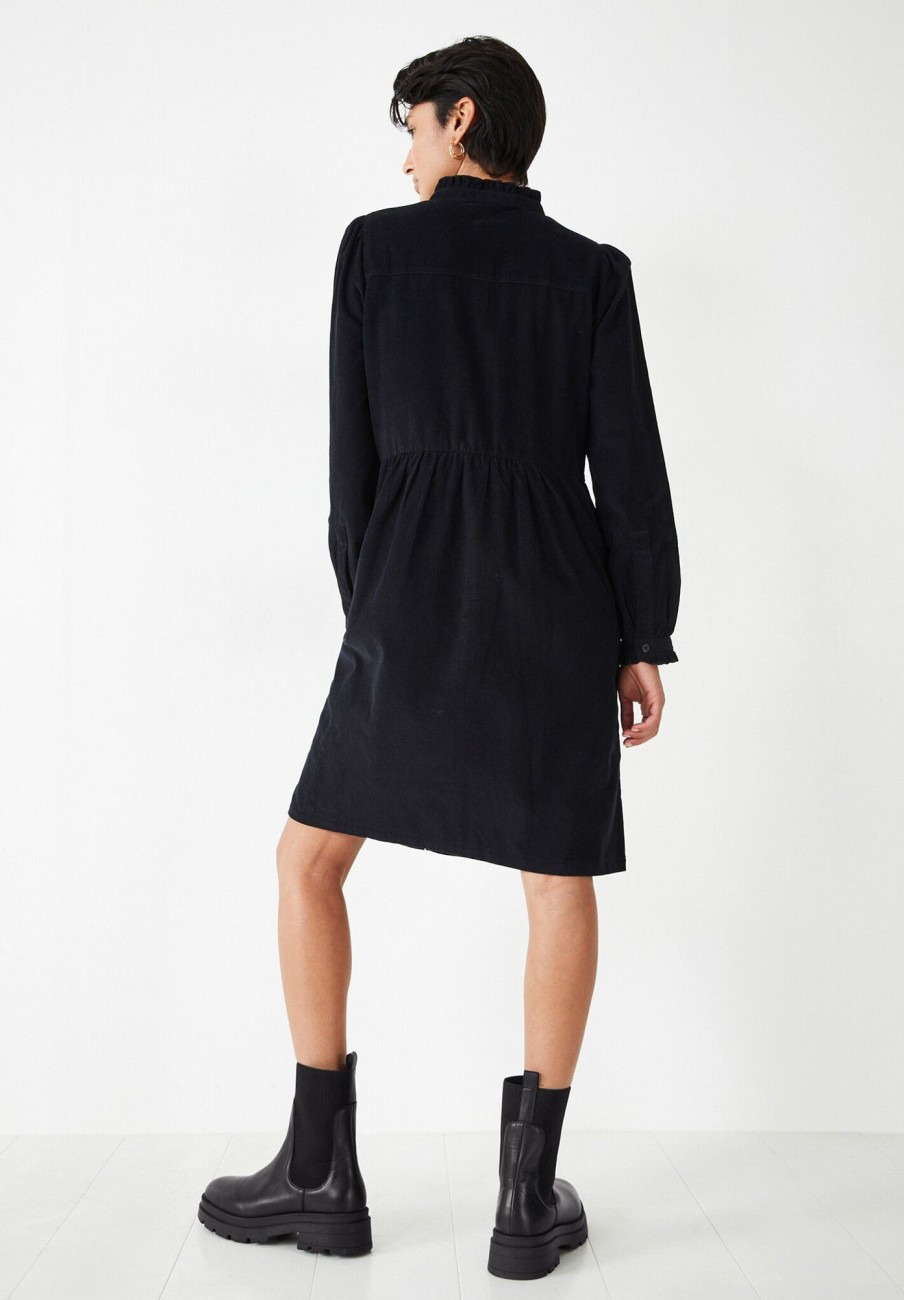 New Becca Corduroy Mini Dress Black