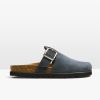 Online Catalina Suede Mules Washed Black