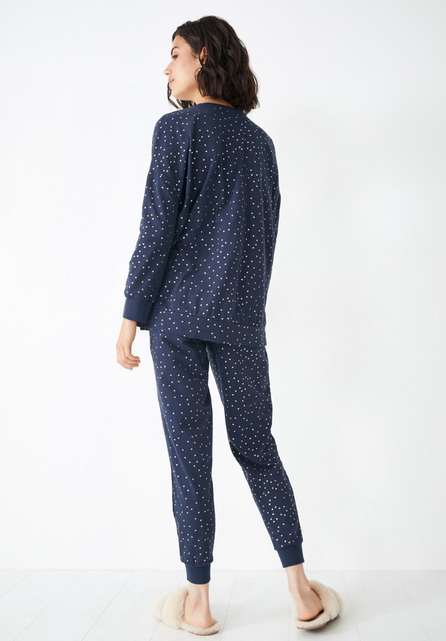 Best Joey Printed Pyjamas Midnight Navy/Gold