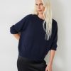 New Alina Cashmere Crew Jumper Deep Navy