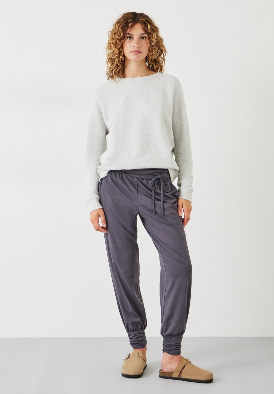 Hot Alexa Harem Trousers Charcoal