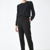 Online Leonie Elastic Back Trousers Black