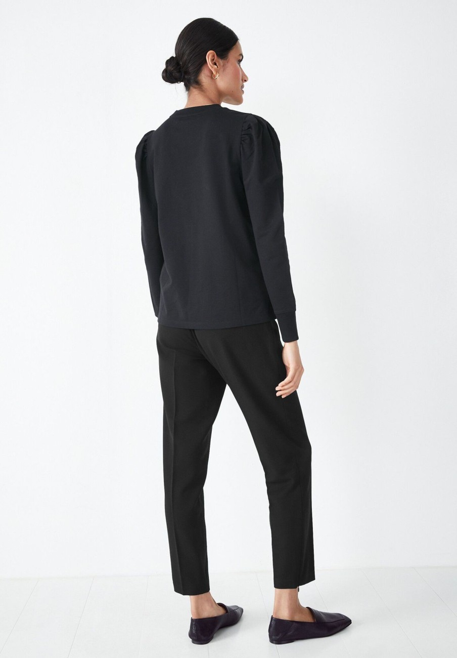 Online Leonie Elastic Back Trousers Black