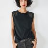 Hot Kyra Chain Vest Black