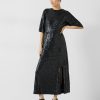 Hot Mirabelle Sequin Midi Dress Black