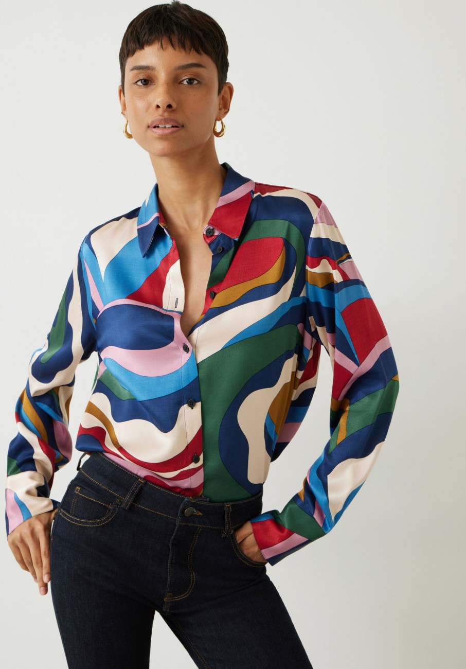 Hot Rita Shirt Technicolour Swirl