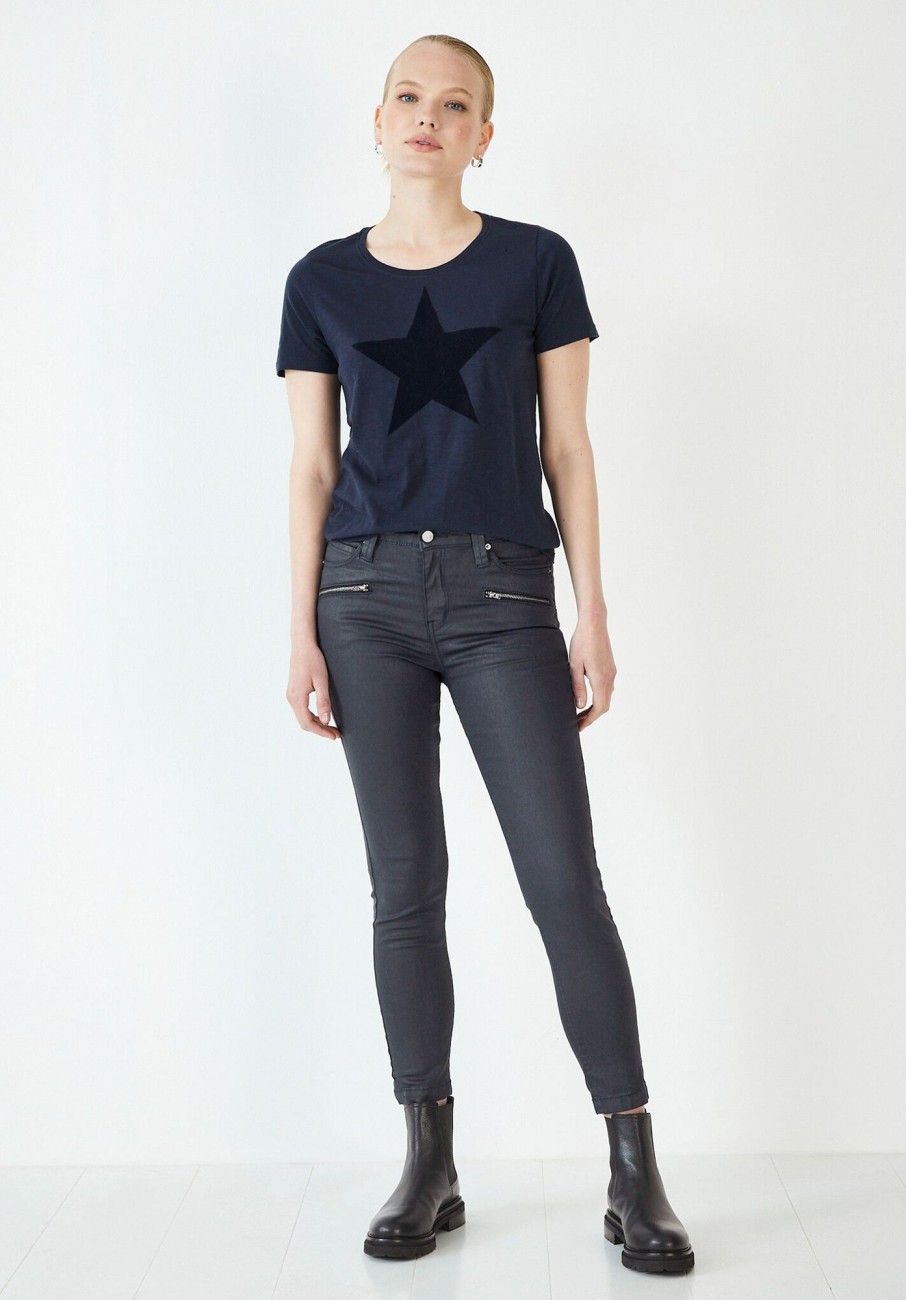 New Coated Jeans Midnight Navy