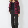 Best Heidi Sherpa Jacket Black Multi