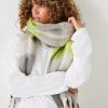 Best Amber Check Scarf Grey/Green Check