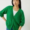 New Maggie Knitted Cardigan Green