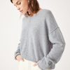 Wholesale Saphira Cashmere Jumper Mid Grey Marl