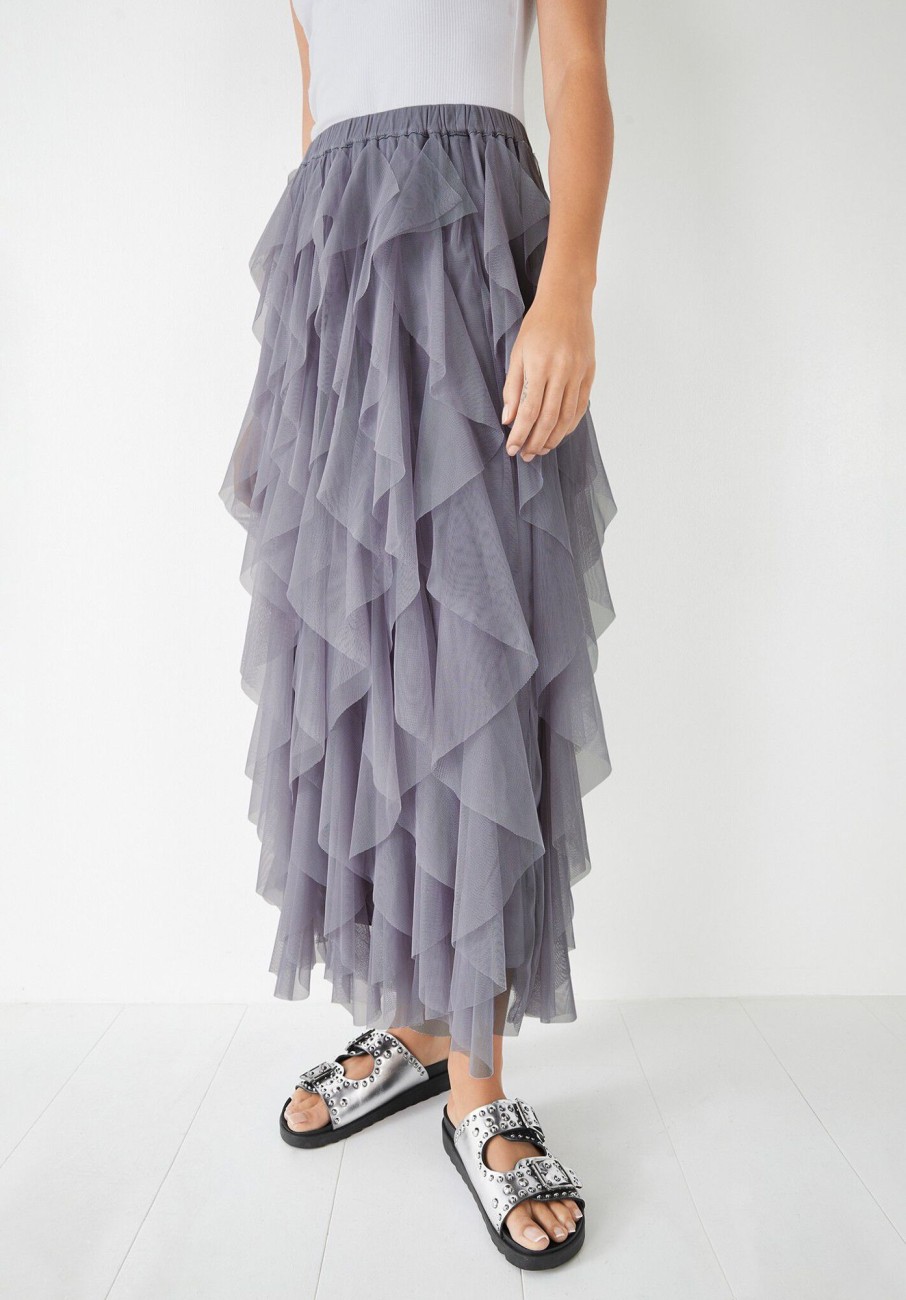 New Floriza Ruffled Skirt Mauve