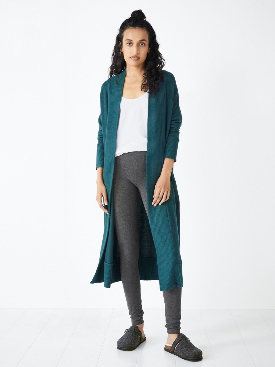 Best Elle Supersoft Longline Cardigan Deep Teal