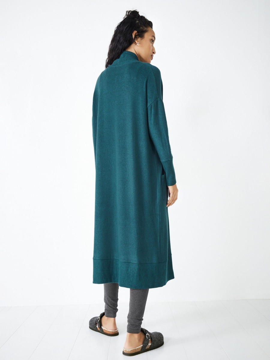 Best Elle Supersoft Longline Cardigan Deep Teal