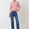 New Agnes Straight Jeans Vintage Wash Blue